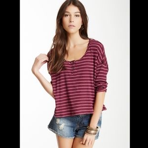 We the Free Garvey cropped henley